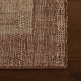 Dash & Albert Tavira Modern Bordered Indoor Rug in Brown, photo 6