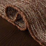 Dash & Albert Tavira Modern Bordered Indoor Rug in Brown, photo 9