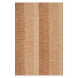 Dash & Albert Tayo Modern Striped Indoor Rug in Orange, on white