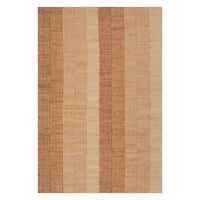 Dash & Albert Tayo Modern Striped Indoor Rug in Orange, on white