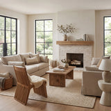 Dash & Albert Thale Textured Handmade Jute Rug in Bleach, photo 2