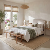 Dash & Albert Thale Textured Handmade Jute Rug in Bleach, photo 3
