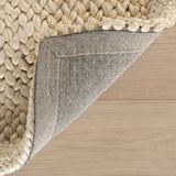 Dash & Albert Thale Textured Handmade Jute Rug in Bleach, photo 5