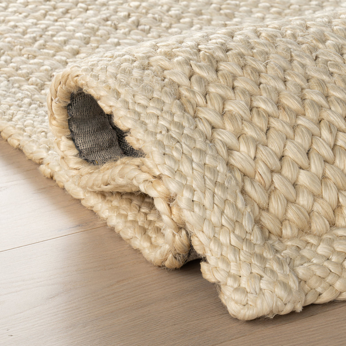 Dash & Albert Thale Textured Handmade Jute Rug in Bleach, photo 9