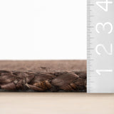 Dash & Albert Thale Textured Handmade Jute Rug in Chocolate Brown, photo 7