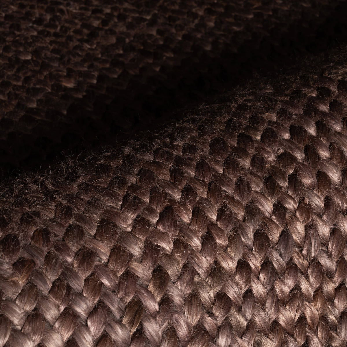 Dash & Albert Thale Textured Handmade Jute Rug in Chocolate Brown, photo 10