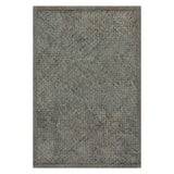 Dash & Albert Thale Textured Handmade Jute Rug in Grey, on white
