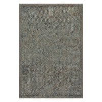Dash & Albert Thale Textured Handmade Jute Rug in Grey, on white