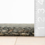 Dash & Albert Thale Textured Handmade Jute Rug in Grey, photo 5