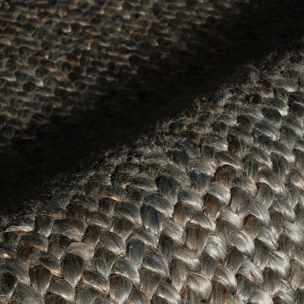 Dash & Albert Thale Textured Handmade Jute Rug in Grey, photo 8