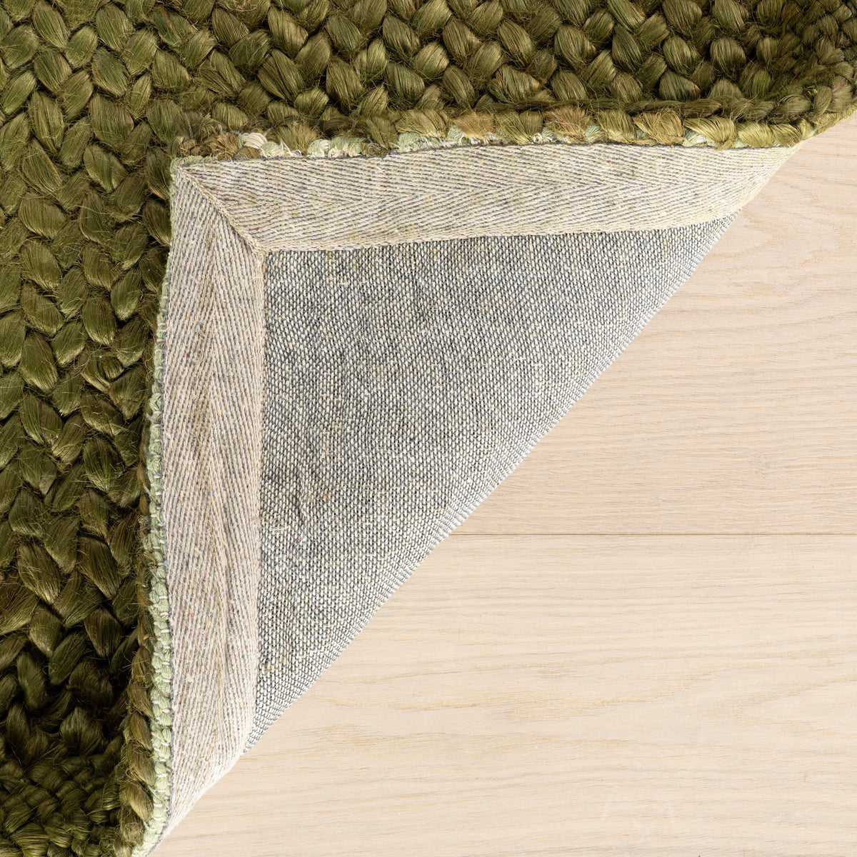 Dash & Albert Thale Textured Handmade Jute Rug in Moss, photo 5