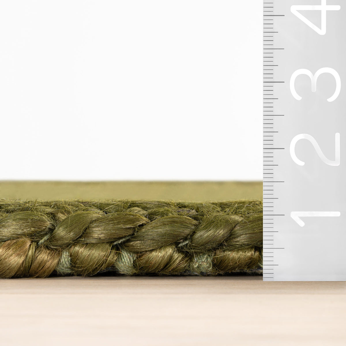 Dash & Albert Thale Textured Handmade Jute Rug in Moss, photo 7