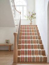 Dash & Albert Long Slade Handwoven Cotton Rug in Spice, stair runner