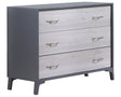 Charcoal Wood with Washed Walnut Laminate | Metro Crib & Dresser Set | Valley Ridge Furniture