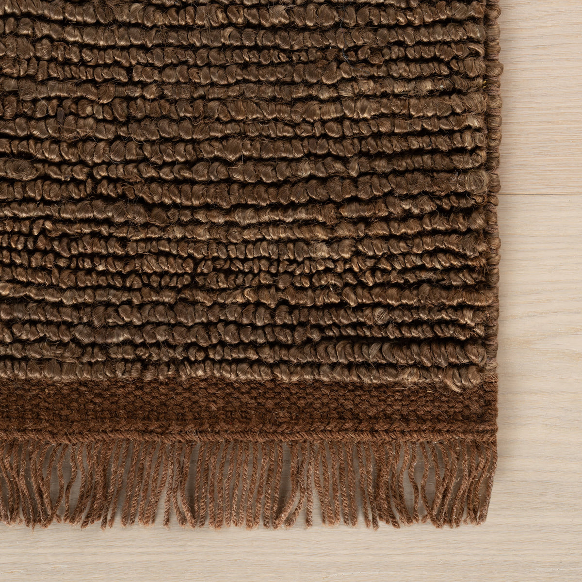 Dash & Albert Varnu Textured Handmade Jute Rug in Brown, photo 5