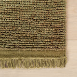 Dash & Albert Varnu Textured Handmade Jute Rug in Green, photo 6