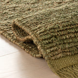 Dash & Albert Varnu Textured Handmade Jute Rug in Green, photo 9