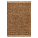 Dash & Albert Varnu Textured Handmade Jute Rug in Natural, on white