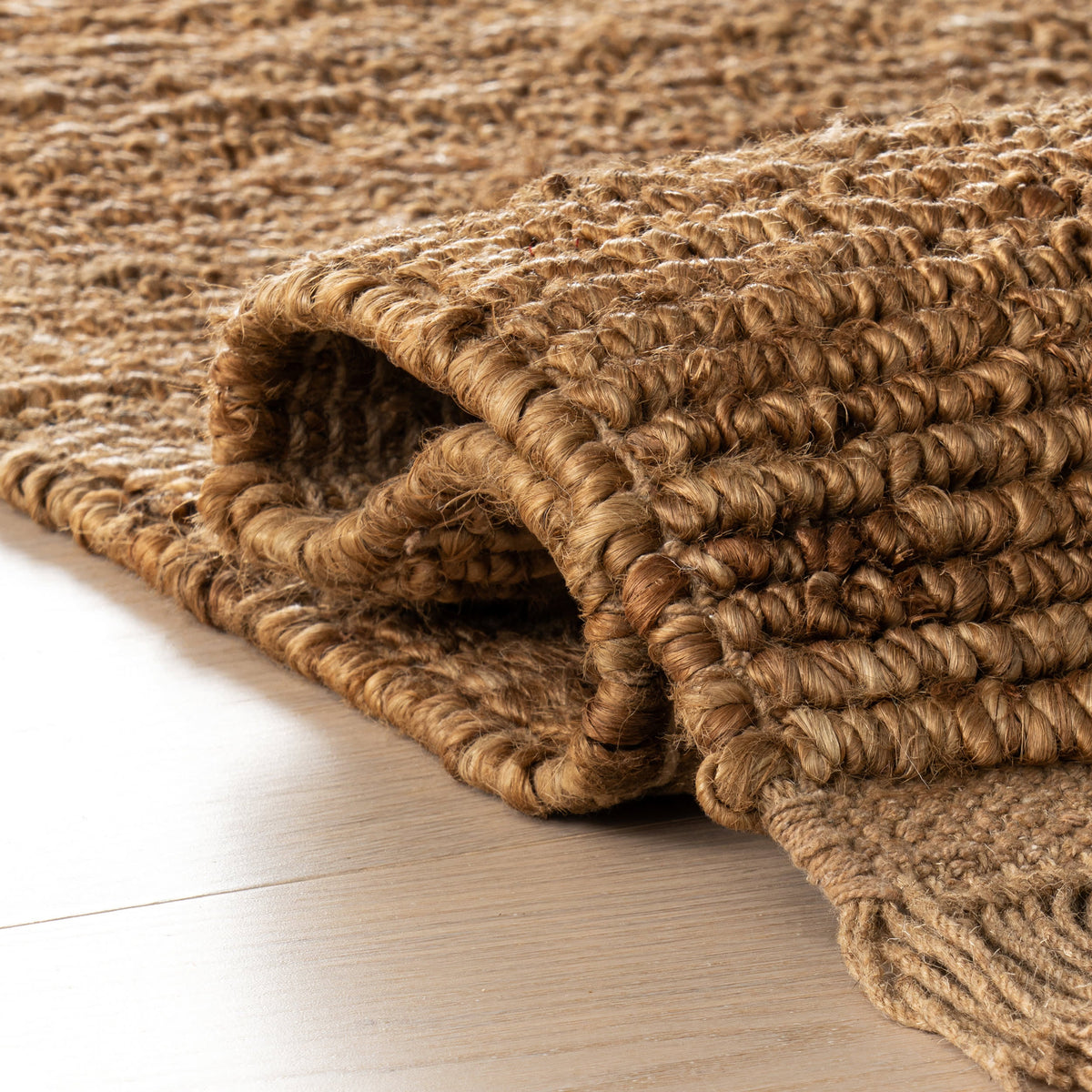 Dash & Albert Varnu Textured Handmade Jute Rug in Natural, photo 6