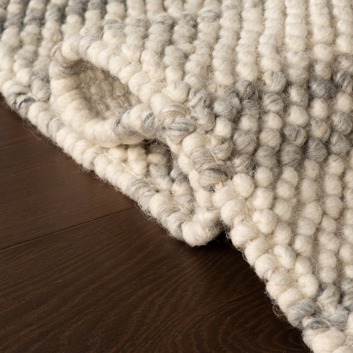 Dash & Albert Venit Modern Striped Farmhouse Rug in Beige, photo 5