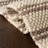 Dash & Albert Venit Modern Striped Farmhouse Rug in Brown, photo 5