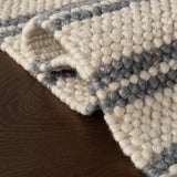Dash & Albert Venit Modern Striped Farmhouse Rug in Slate, photo 5