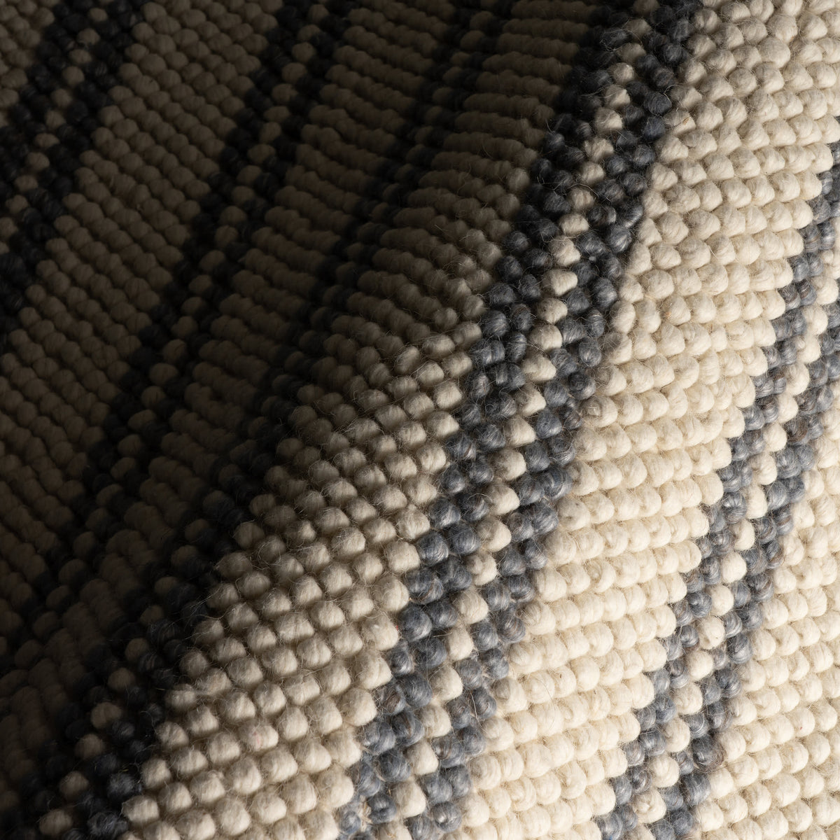 Dash & Albert Venit Modern Striped Farmhouse Rug in Slate, photo 6