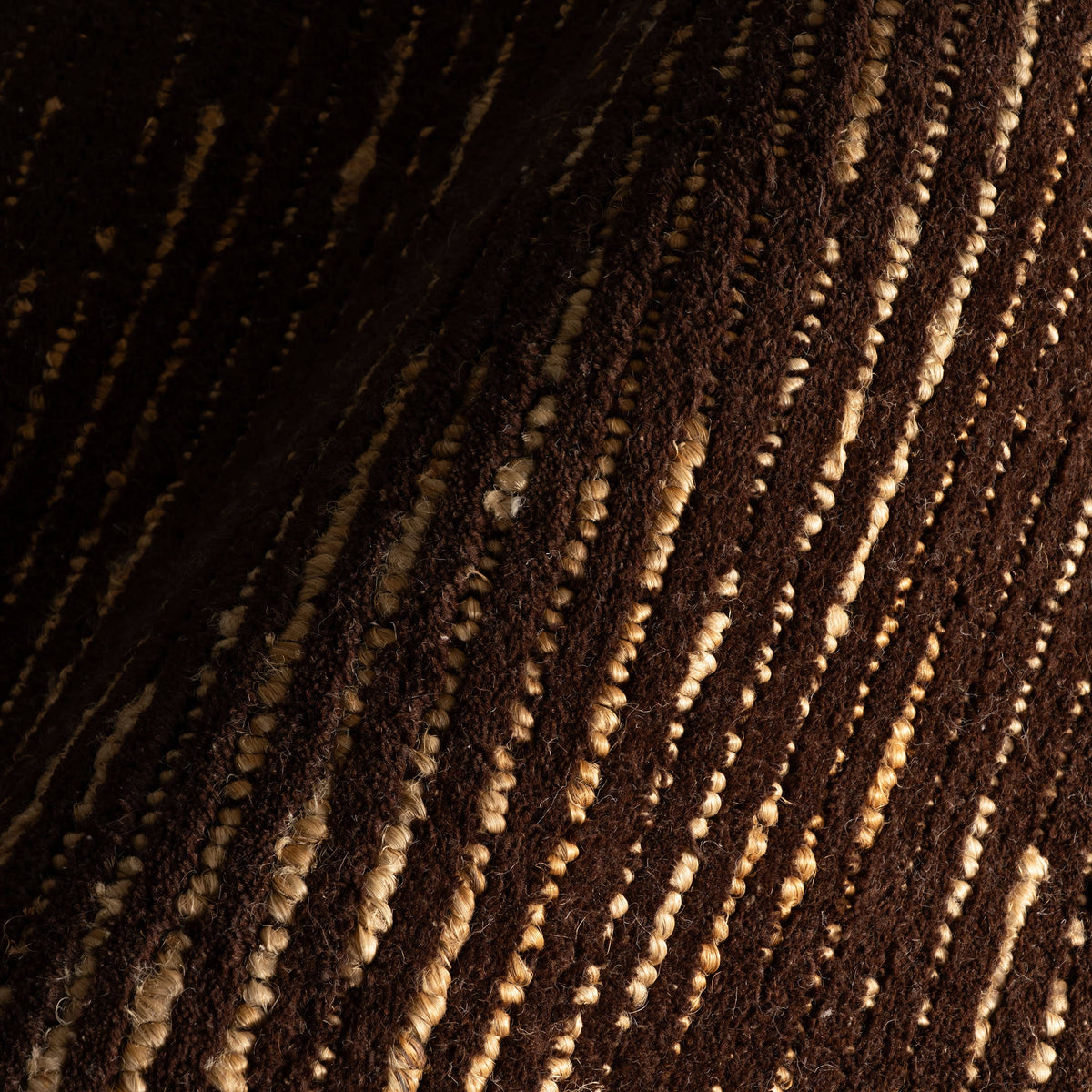 Dash & Albert Vicart Modern Striped Bohemian Rug in Brown, photo 6