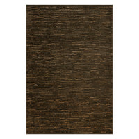 Dash & Albert Vicart Modern Striped Bohemian Rug in Green, on white