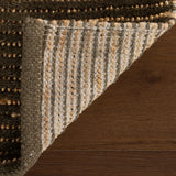 Dash & Albert Vicart Modern Striped Bohemian Rug in Green, photo 2