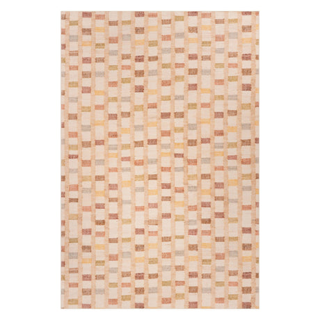 Dash & Albert Virey Bohemian Geometric Washable Rug in Multicolour, on white