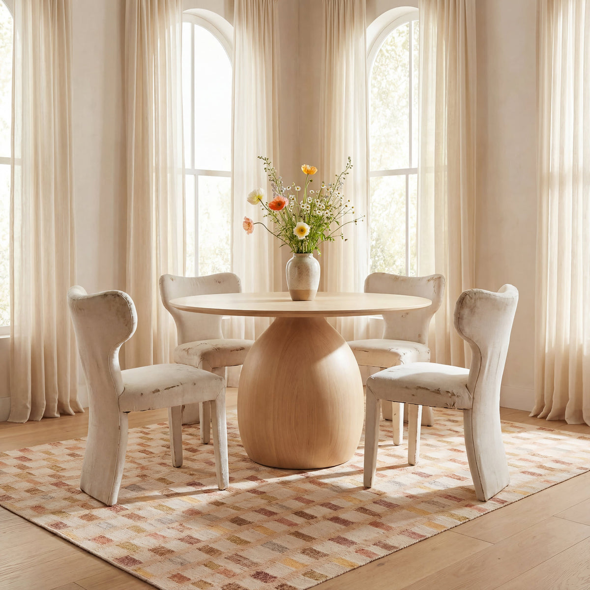 Dash & Albert Virey Bohemian Geometric Washable Rug in Multicolour, photo 4