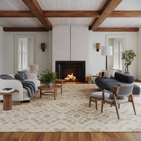 Dash & Albert Vittoria Cotton Rug in Multicolour, photo 2