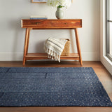 Dash & Albert Vox Chevron Handmade Wool Rug in Navy, photo 2