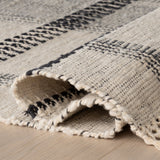 Dash & Albert Zole Plaid Handmade Cotton Rug in Ivory, photo 6