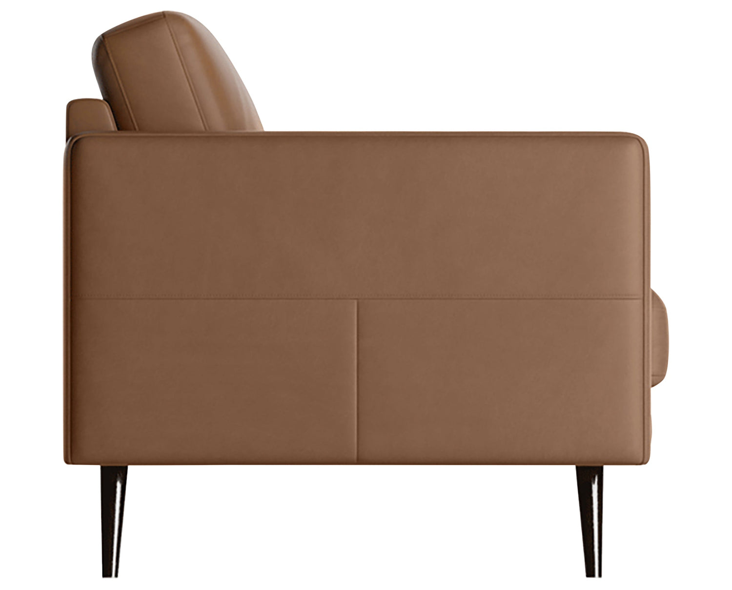 Oregon Leather Chocolate with Wenge Wood | Natuzzi Destrezza Sofa | Valley Ridge Furniture