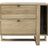 Sand | West Bros Fulton 2 Drawer Nightstand