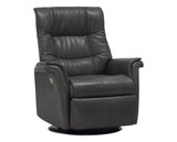 Sauvage Leather Anthracite | Norwegian Comfort Denver Recliner | Valley Ridge Furniture