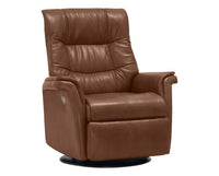Sauvage Leather Nutmeg | Norwegian Comfort Denver Recliner | Valley Ridge Furniture