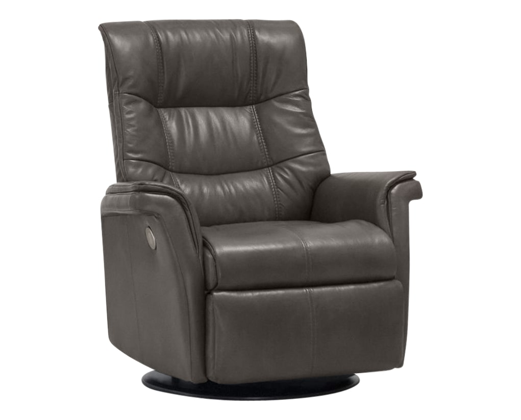 Trend Leather Graphite | Norwegian Comfort Denver Recliner | Valley Ridge Furniture