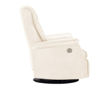 Trend Leather Snow | Norwegian Comfort Denver Recliner | Valley Ridge Furniture