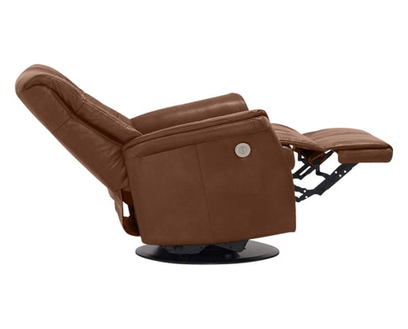 Sauvage Leather Nutmeg | Norwegian Comfort Denver Recliner | Valley Ridge Furniture