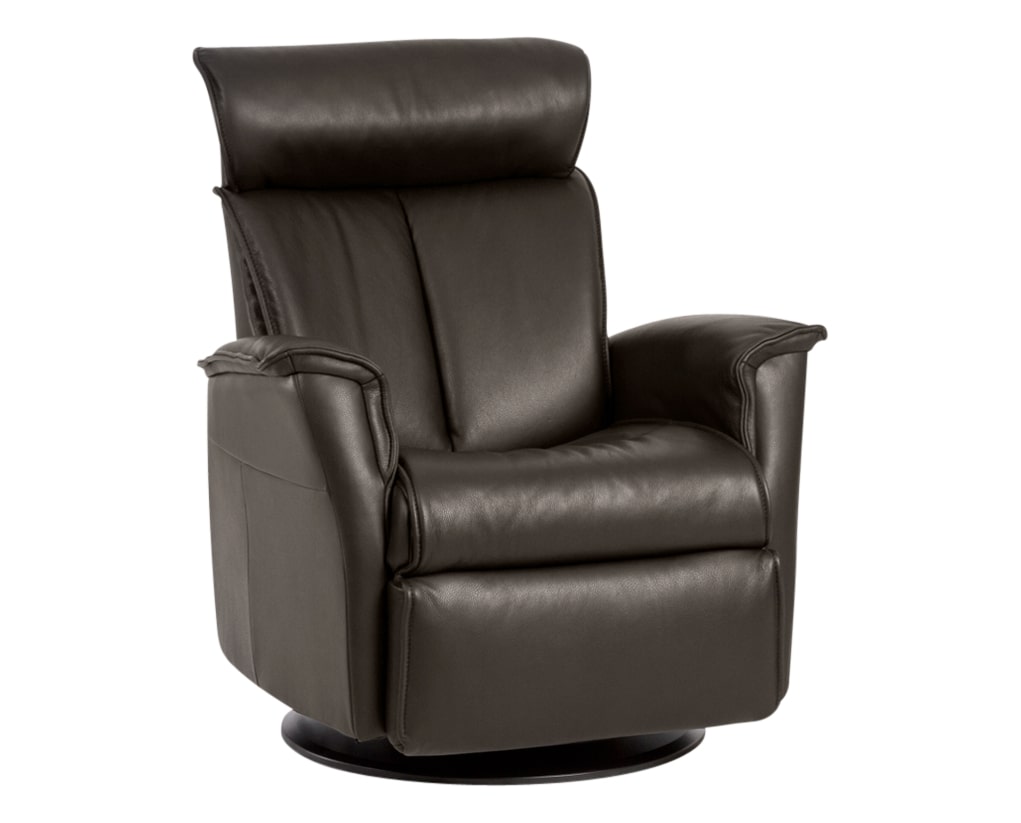 Trend Leather Smoke | Norwegian Comfort Luc Recliner | Valley Ridge Furniture