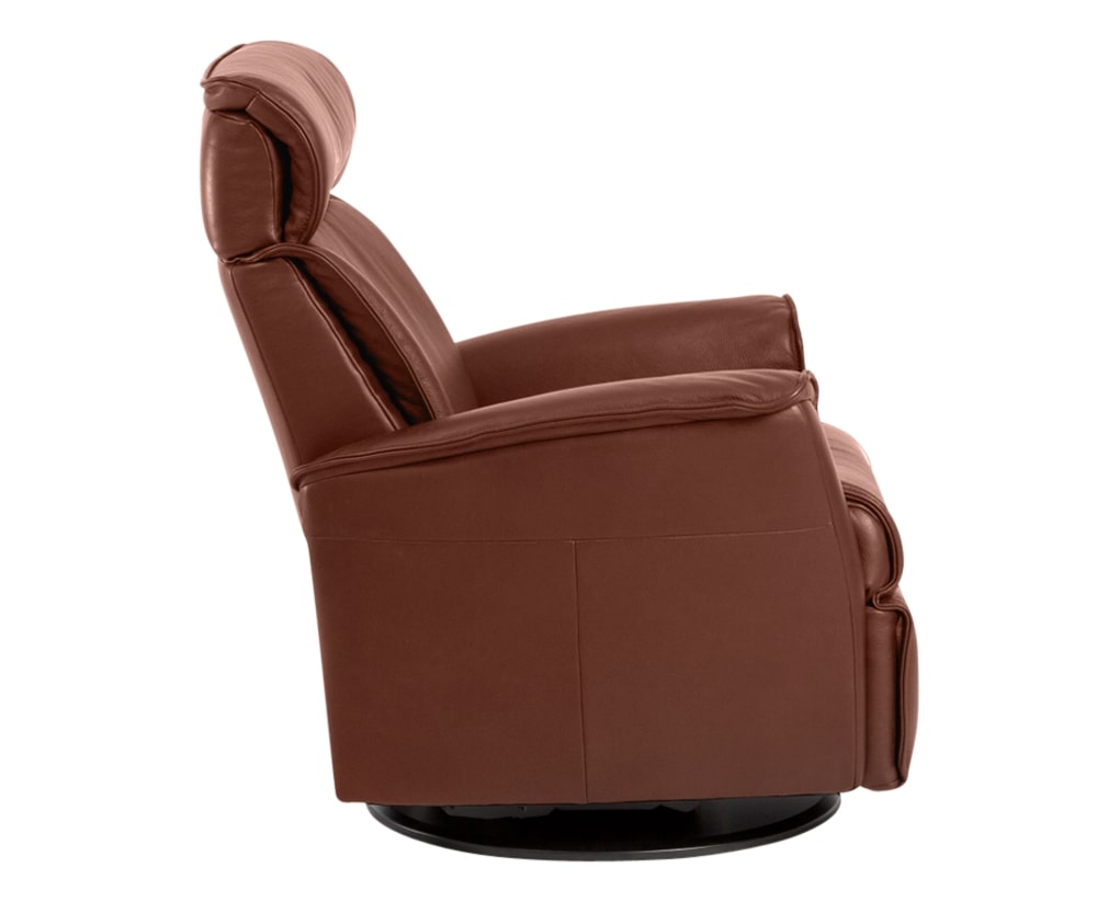 Trend Leather Cognac | Norwegian Comfort Luc Recliner | Valley Ridge Furniture