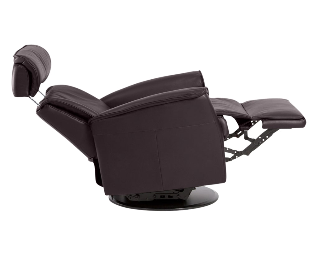 Trend Leather Chocolate | Norwegian Comfort Luc Recliner | Valley Ridge Furniture