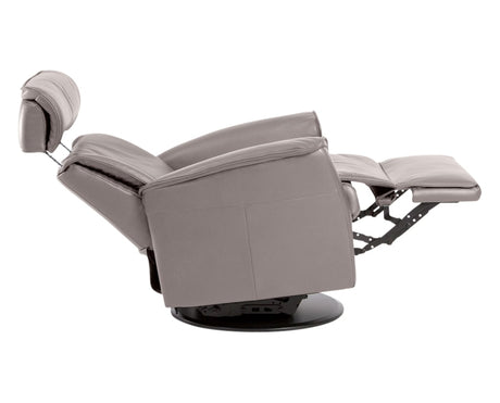 Trend Leather Cinder | Norwegian Comfort Luc Recliner | Valley Ridge Furniture