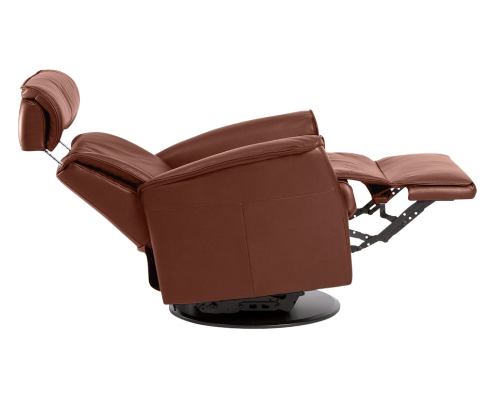 Trend Leather Cognac | Norwegian Comfort Luc Recliner | Valley Ridge Furniture