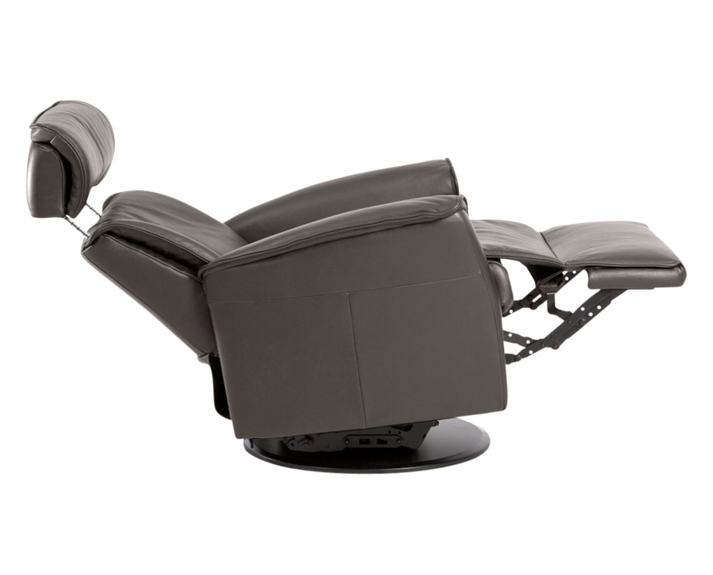 Trend Leather Graphite | Norwegian Comfort Luc Recliner | Valley Ridge Furniture