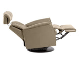 Trend Leather Pebble | Norwegian Comfort Luc Recliner | Valley Ridge Furniture