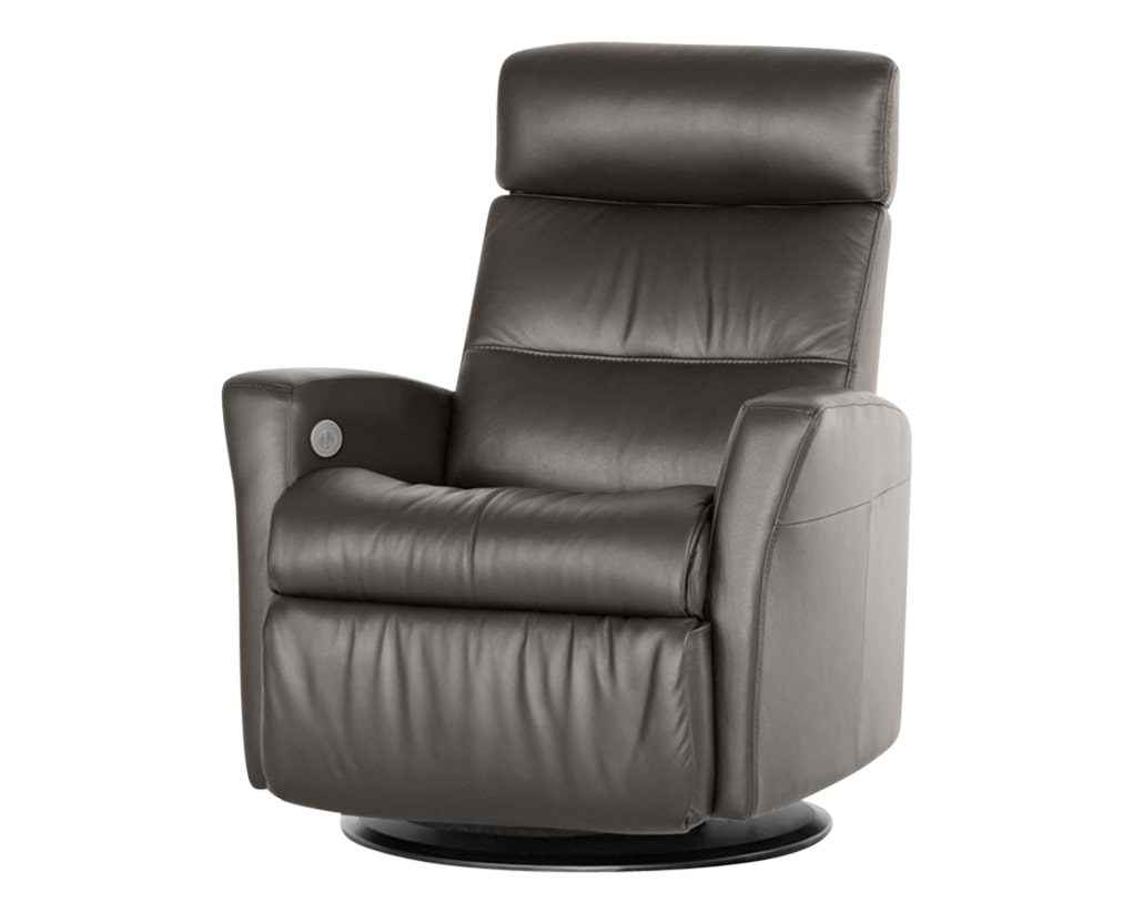 Trend Leather Graphite | Norwegian Comfort Paradise Recliner | Valley Ridge Furniture